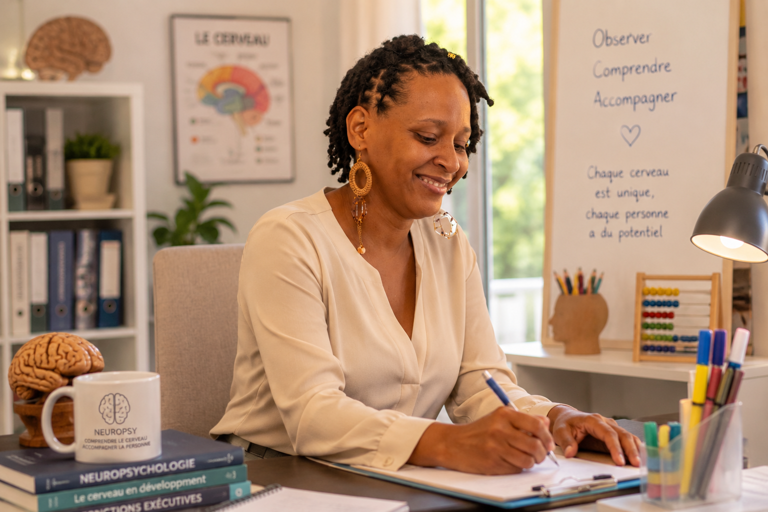 Portrait de Nelly Larochelle, neuropsychologue